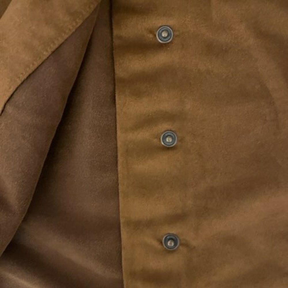 Old Navy Faux Suede Brown Skirt - Size 10 Great Condition - Picture 8 of 11
